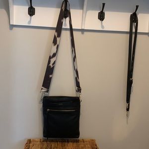 Lodis leather cross body purse
